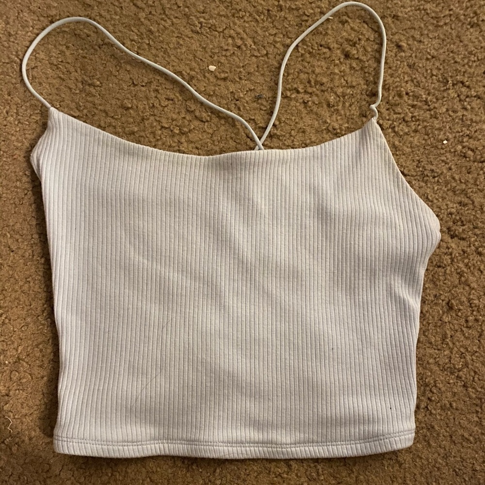 GARAGE Criss Cross back crop top